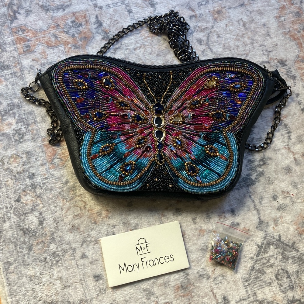 Mary Frances Butterfly Bag Jewels Beaded - Picture 2 of 8